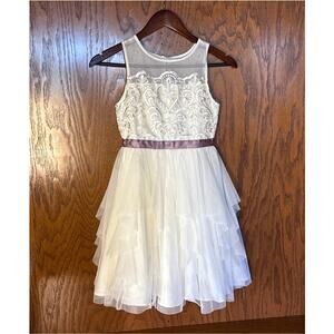 Jona Michelle Lace & Tulle Party Dress – Girls Size 10